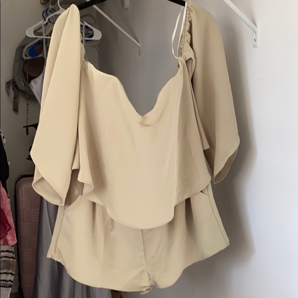Off the shoulder romper